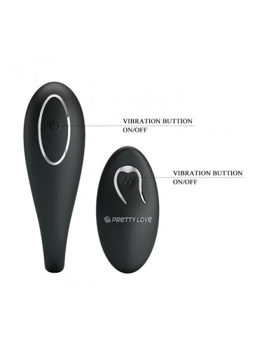 Stymulacja dla Par Pretty Love - Algernon Usb Black 12 Function - Stymulatory i wibratory dla par - 6