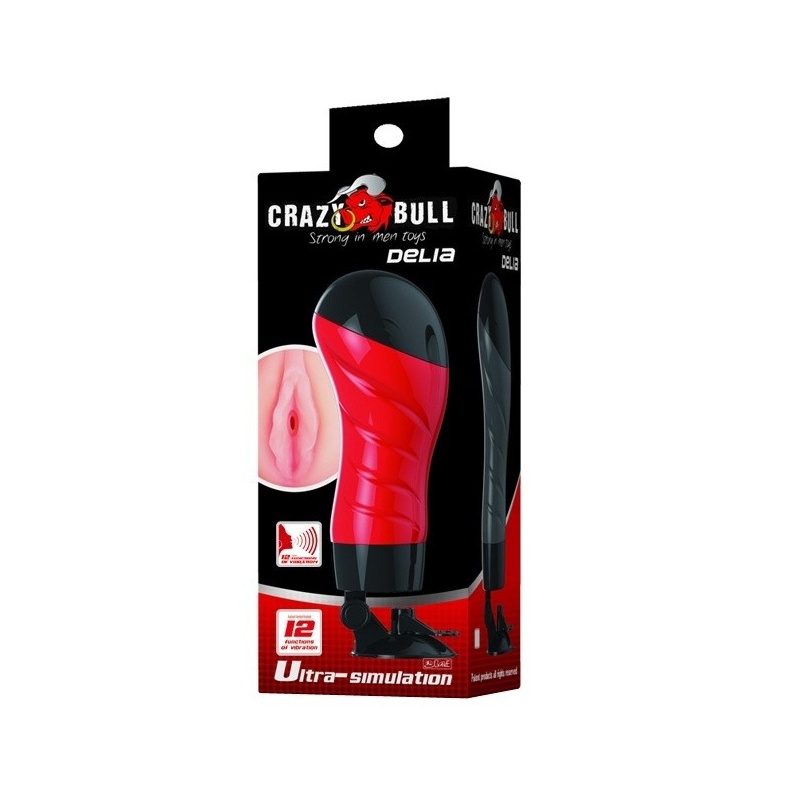 Masturbator Delia z 12 funkcjami wibracji, 28,3 cm - 12