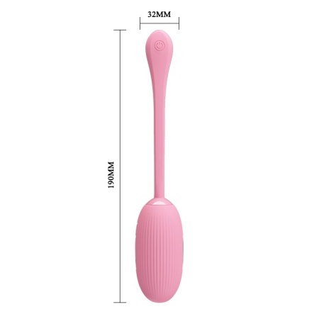 Jajeczko wibrujące Doreen z elektrostymulacją 19 cm - 6