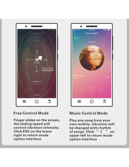 Jajeczko Wibrujące Sterowane Telefonem Doreen 12 Trybów Wibracji i 3 Elektrowstrząsy - Kulki Gejszy i Jajeczka Wibrujące - 13