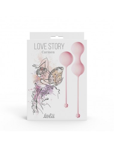 Zestaw kulek gejszy Love Story Carmen Tea Rose - Zestawy Kulek Gejszy - 1