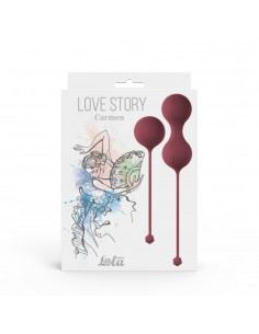 Zestaw kulek gejszy Love Story Carmen Wine Red - Zestawy Kulek Gejszy - 1