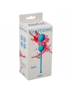 Kulki gejszy Vaginal Balls Emotions Foxy Turquoise - Kulki Gejszy Podwójne i Pojedyncze - 1 2