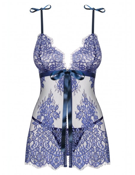 Flowlace Babydoll Niebieska   - Babydoll - 5