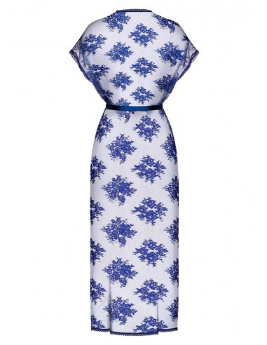 Flowlace Peniuar Niebieski - Szlafroki, kimona - 6