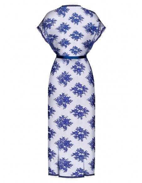 Flowlace Peniuar Niebieski - Szlafroki, kimona - 6