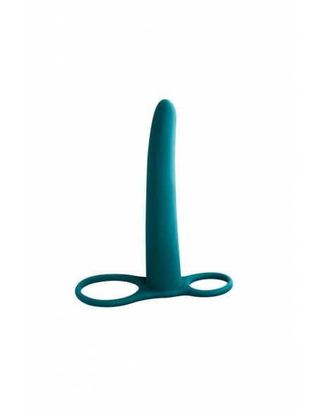 Strapon Double Penetration Nozzle Pure Passion Gimlet Green - Strap-ony, dilda na pasku bez wibracji - 2