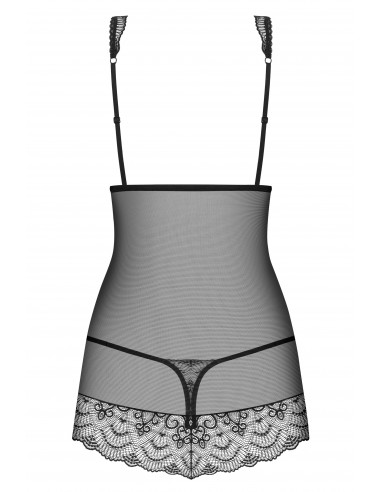 Firella Babydoll I String Czarna   - Babydoll - 6