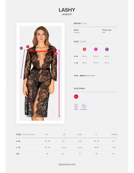 Lashy Peniuar - Szlafroki, kimona - 7