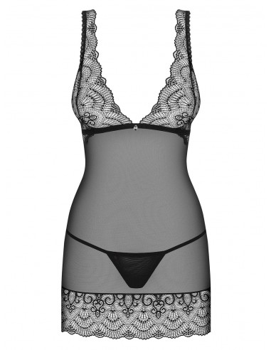 Bielizna Nocna Firella Koszulka Czarna  S/M - Koszule nocne - 5