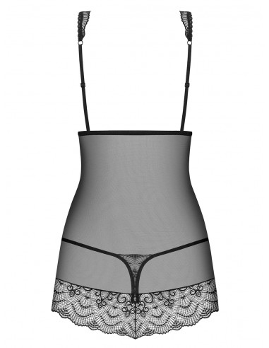 Bielizna Nocna Firella Koszulka Czarna  S/M - Koszule nocne - 6