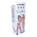 Loveclonex Dildo 8 cali Flexible 20,3 cm beżowy z różową główką - 4
