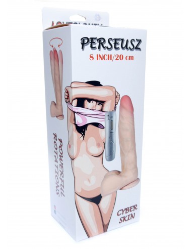 Realistyczny Wibrator z Cyberskóry Perseusz Loveclonex Rotacyjny - Wibratory Realistyczne - 4