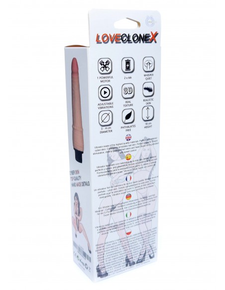 Realistyczny Wibrator z Cyberskóry Pluton Loveclonex  - Wibratory Realistyczne - 5