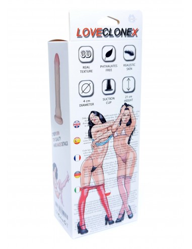 Dildo z cyberskóry Bachus-Loveclonex 7" - Dilda realistyczne - 4
