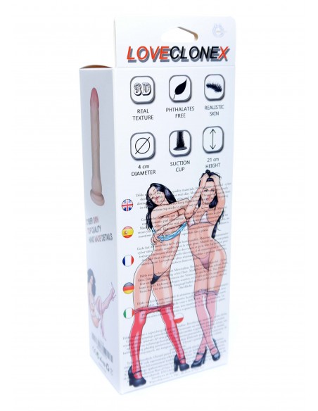 Dildo z cyberskóry Bachus-Loveclonex 7" - Dilda realistyczne - 4
