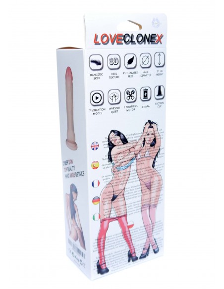 Realistyczny Wibrator z Cyberskóry Uranos Loveclonex  - Wibratory Realistyczne - 5