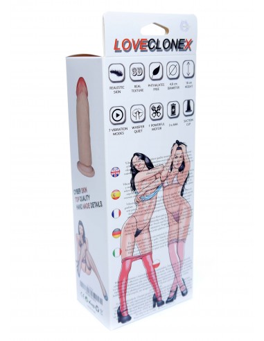 Realistyczny Wibrator z Cyberskóry Fobos Loveclonex - Wibratory Realistyczne - 5