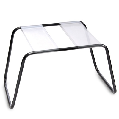 Stołek do seksu Incredible Sex Stool – stalowa rama z centralnym otworem w siedzisku, wymiary 60 × 43 × 38 cm - 1
