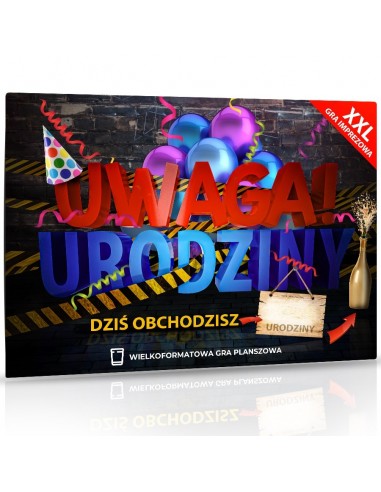 XXL Uwaga! Urodziny - Gry imprezowe, alkoholowe - 1