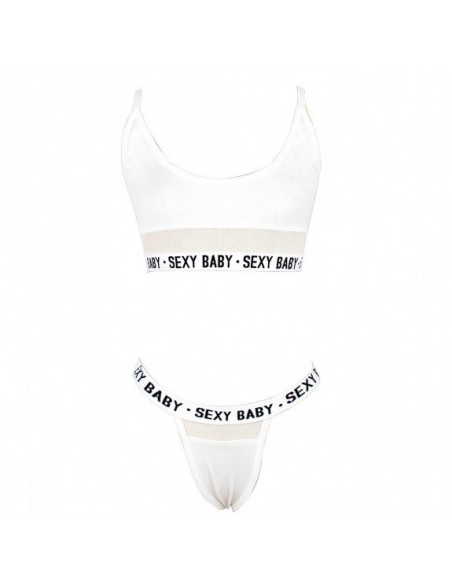 Komplet bielizny Kinky Pleasure - Sexy Lingerie - Medium - White Kpl02 - Komplety bielizny erotycznej - 2