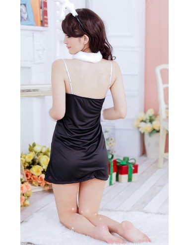 Strój Króliczek Role Play - Bunny - One Size - Black Tl79 - Kostiumy i przebrania erotyczne - 3