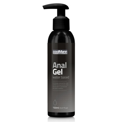 CoolMann Anal Gel – żel analny 150 ml z pompką dozującą - 1