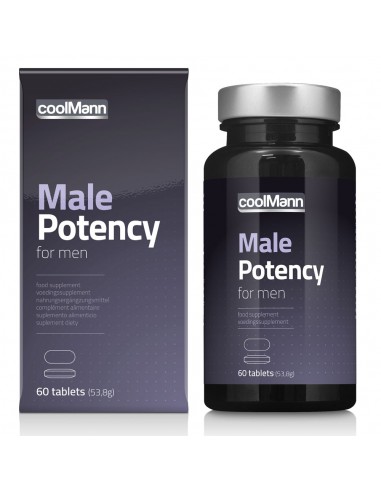 Coolmann Male Potency Tabs 60 kaps. - Dłuższa i mocniejsza erekcja - 1