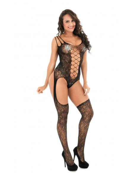 Sexy Lingerie Set  Black Black Tl73 - Bodystocking - 1