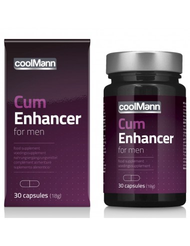 Coolmann Cum Enhancer 30 kaps. - Dłuższa i mocniejsza erekcja - 1