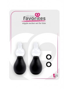 Pompka do sutków ALL TIME FAVORITES NIPPLE SUCKER SET HIM - Pompki do sutków i pochwy - 1