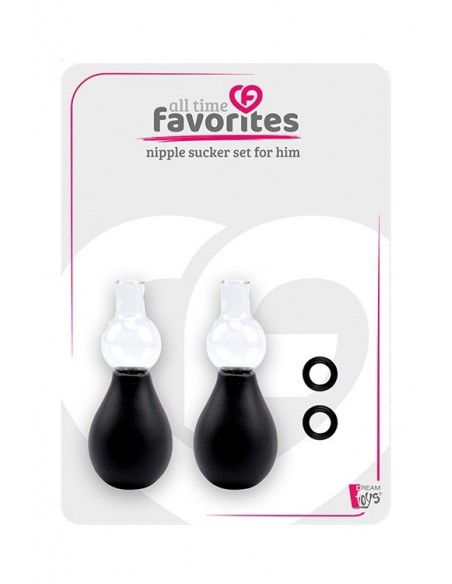 Pompka do sutków ALL TIME FAVORITES NIPPLE SUCKER SET HIM - Pompki do sutków i pochwy - 1