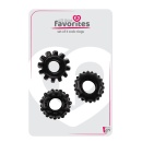Zestaw pierścieni erekcyjnych All Time Favorites Set Of 3 Cockrings - 2