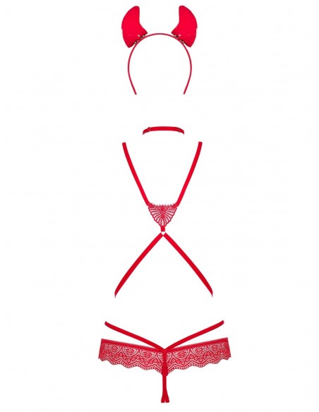 Evilia body czerwone L/XL - Body - 6