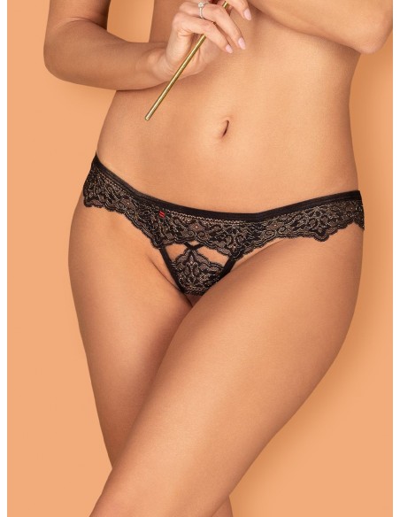 Kusząca bielizna Meshlove Figi Otwarte L/Xl - Figi - 5