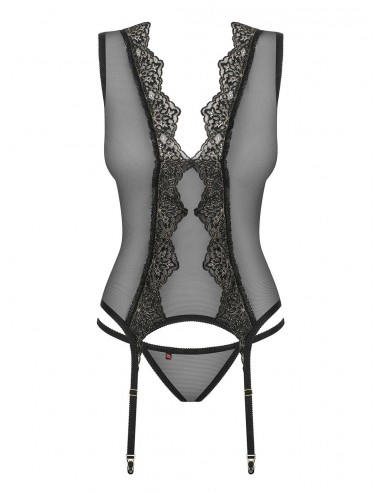 Zestaw Meshlove Gorset I Stringi - Komplety bielizny erotycznej - 5