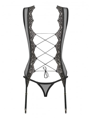 Zestaw Meshlove Gorset I Stringi - Komplety bielizny erotycznej - 6