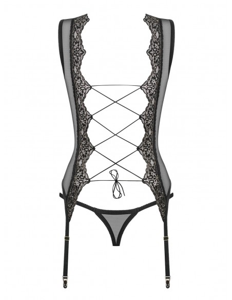 Zestaw Meshlove Gorset I Stringi - Komplety bielizny erotycznej - 6