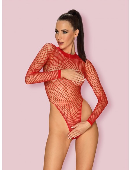 Seksowne Body W Gorącej Czerwieni B126 - Body - 3