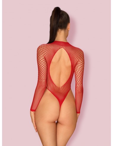 Seksowne Body W Gorącej Czerwieni B126 - Body - 4