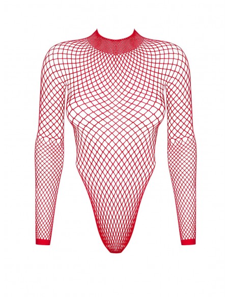 Seksowne Body W Gorącej Czerwieni B126 - Body - 5