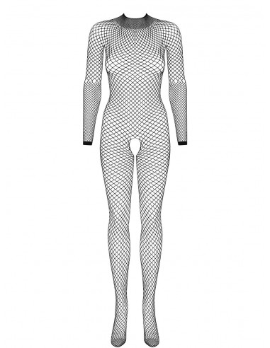 Bodystocking Z Długim Rękawem N121 Czarne - Bodystocking - 5