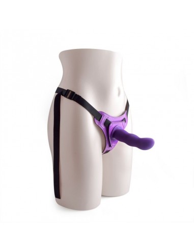 Strapon Cintura Regolabile Strap-On Purpe - Strap-ony, dilda na pasku bez wibracji - 1