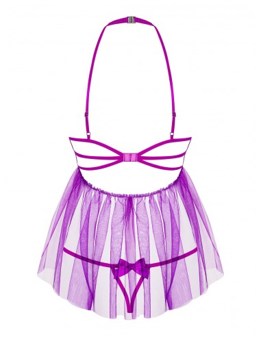 Delishya Babydoll I Stringi Fioletowa   - Babydoll - 6