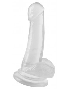 Żelowe Dildo Brw 8" Suction Cup Dong Clear - Dilda żelowe - 1
