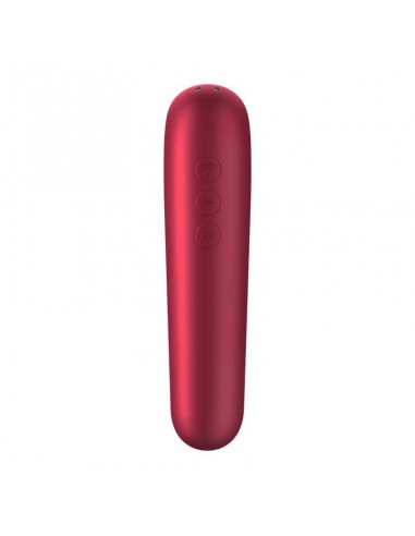 Sterowany Telefonem Pulsator Dual Love Pink - Stymulatory i wibratory dla par - 4