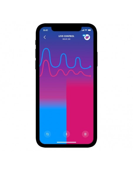 Sterowany Telefonem Pulsator Dual Love Pink - Stymulatory i wibratory dla par - 8