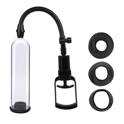 Pompka Erekcyjna Do Penisa Powerpump Max 0.2 Black/Clear - 1