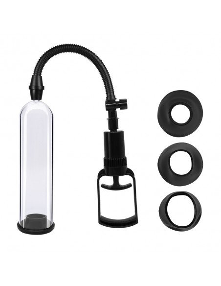 Pompka Erekcyjna Do Penisa Powerpump Max 0.2 Black/Clear - Pompki erekcyjne i powiększające penisa - 1