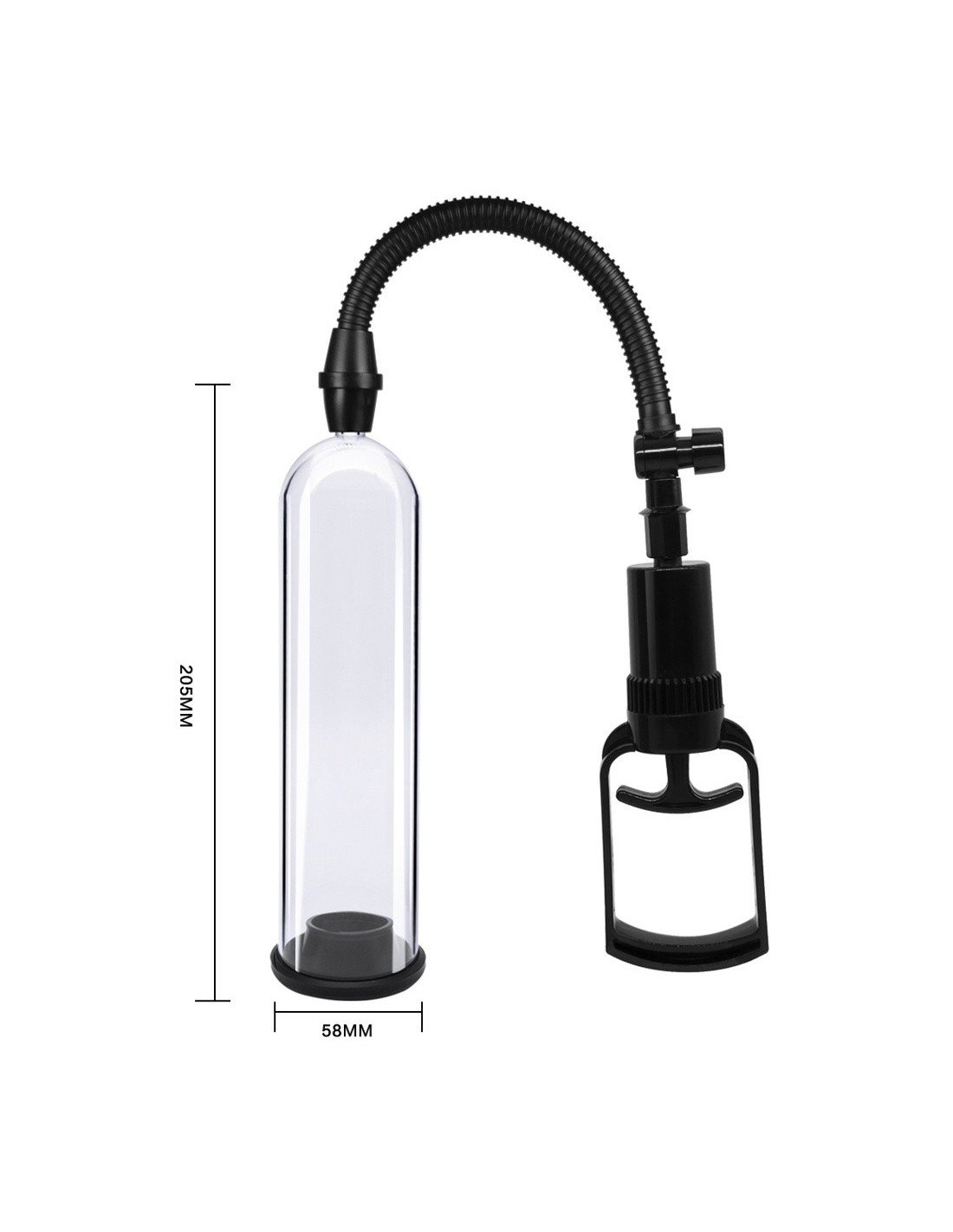 Pompka Erekcyjna Do Penisa Powerpump Max 0.2 Black&Clear